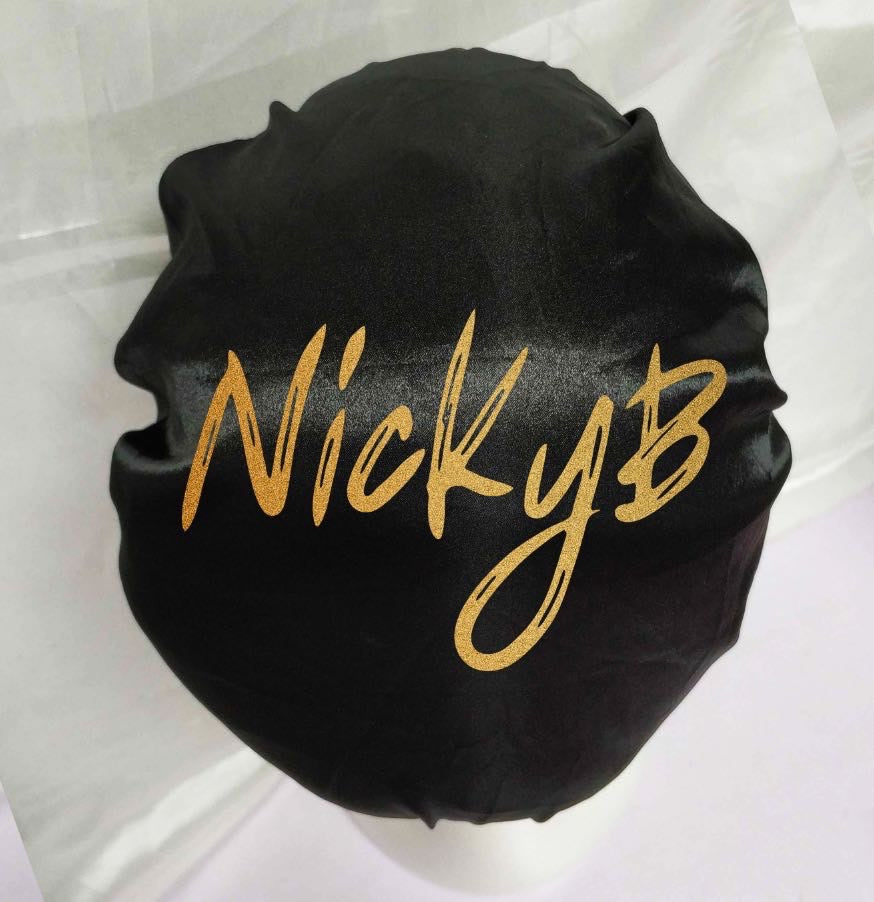 NickyB Reversible  Satin Bonnet